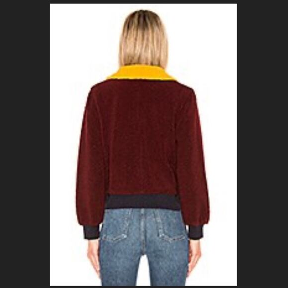 J.O.A. Multi Contrast Teddybear Jacket Medium - Picture 2 of 7